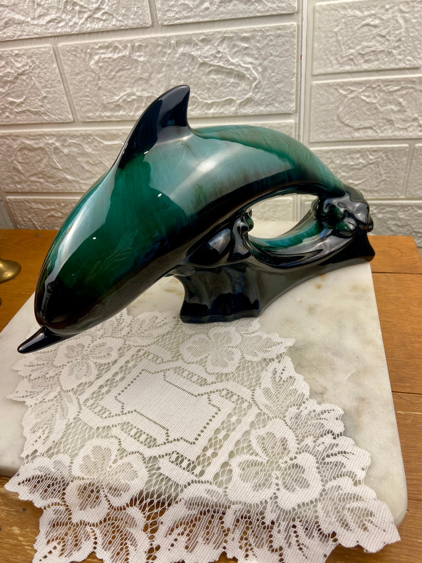 Blue Mountain Pottery Jumping Dolphin