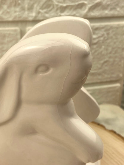 Porcelain Bunny Napkin Holder