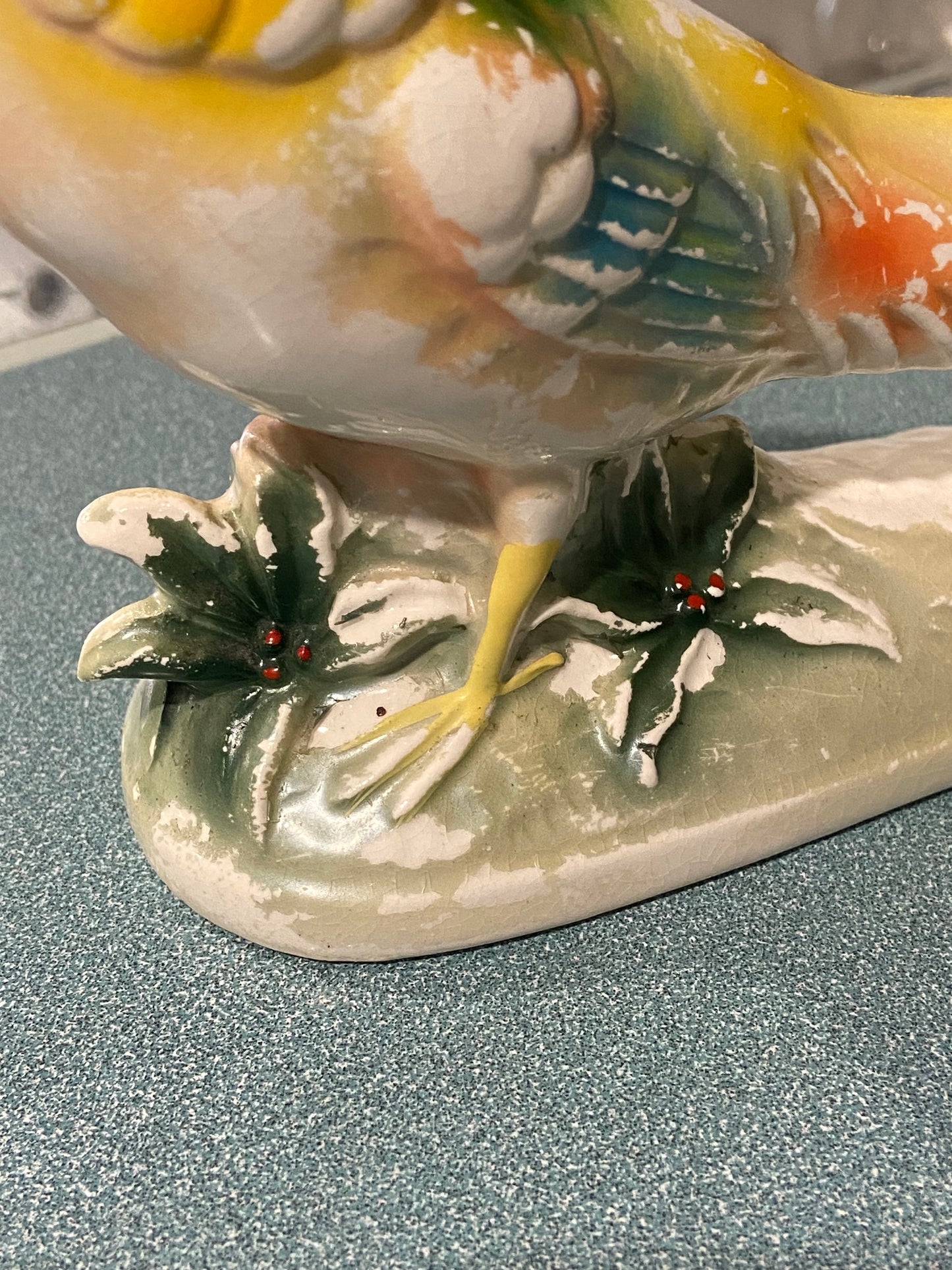 Rare Hand Painted Porcelain Bird #2