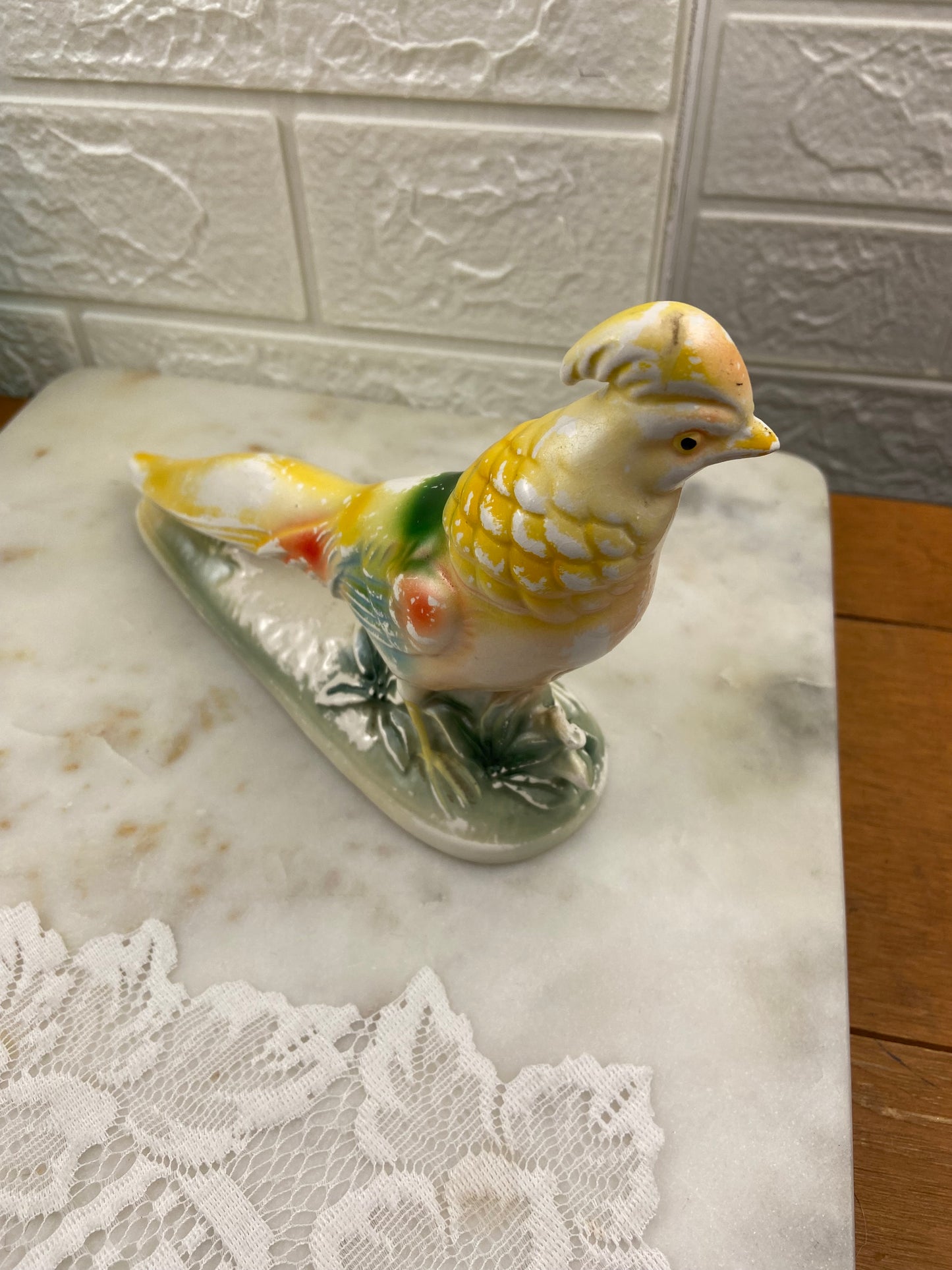 Rare Hand Painted Porcelain Bird #2