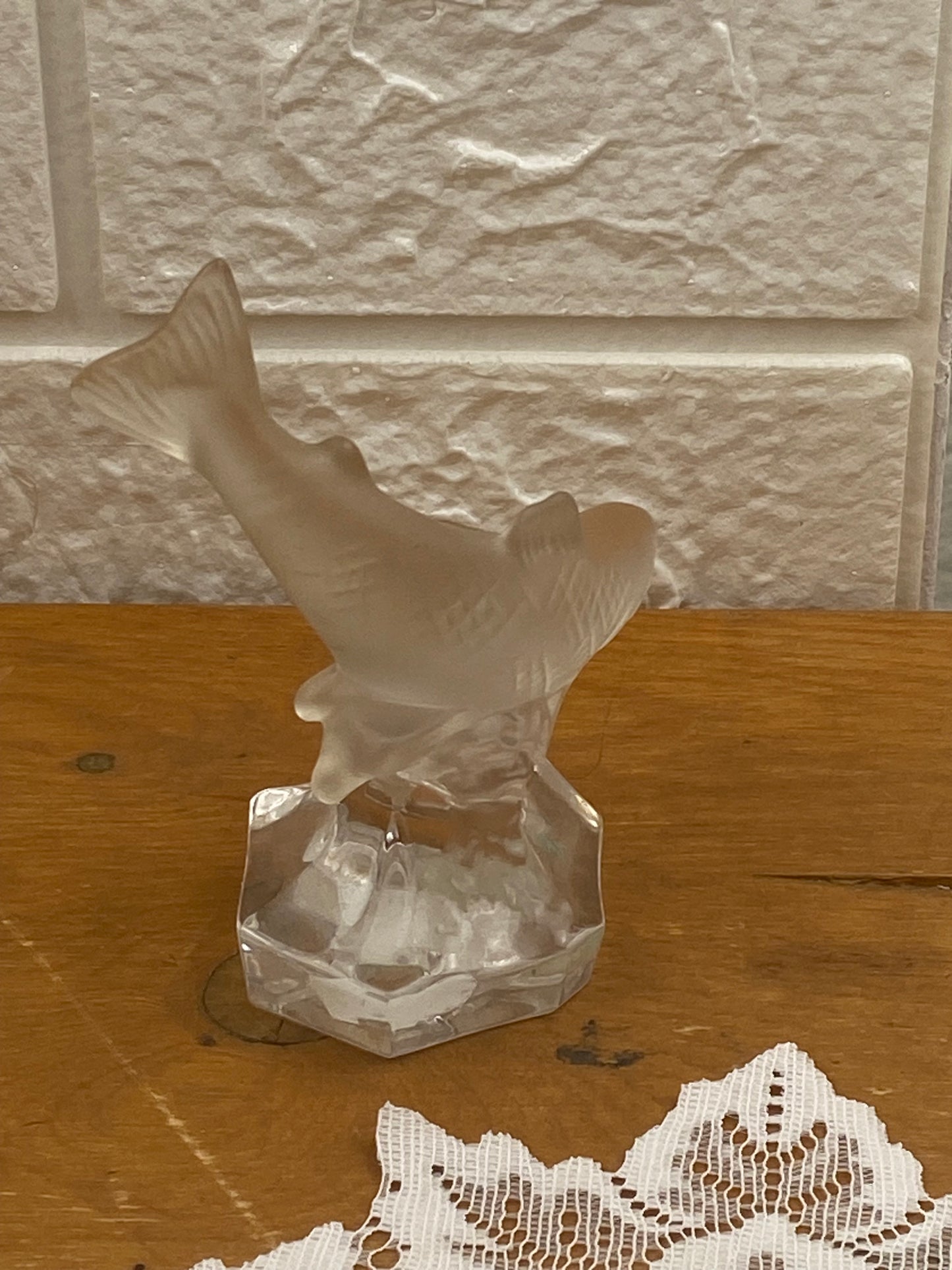 Crystal Fish Paper Weight by Goebel, Germany