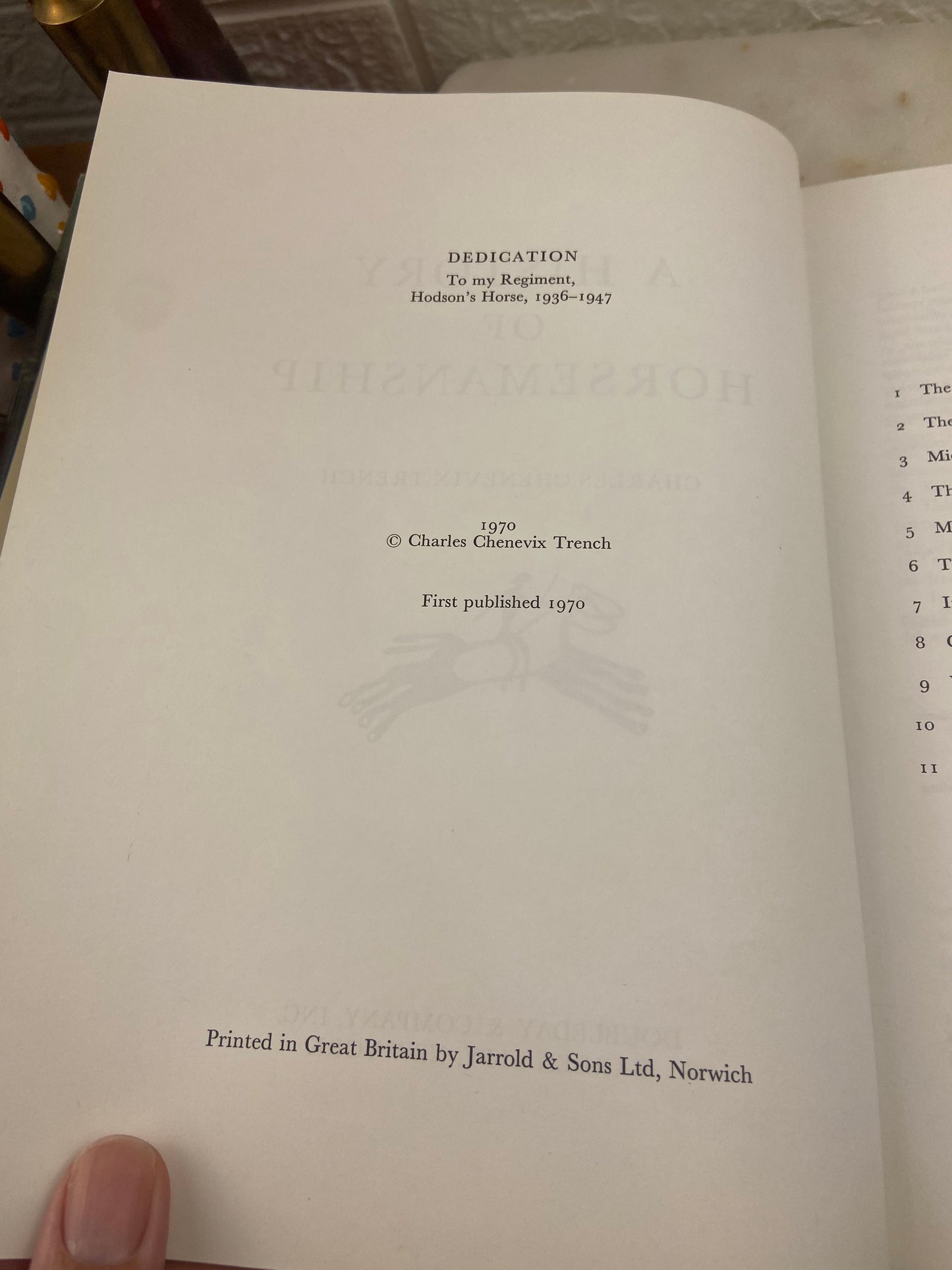 A History of Horsemanship by Charles Chenevix-Trench