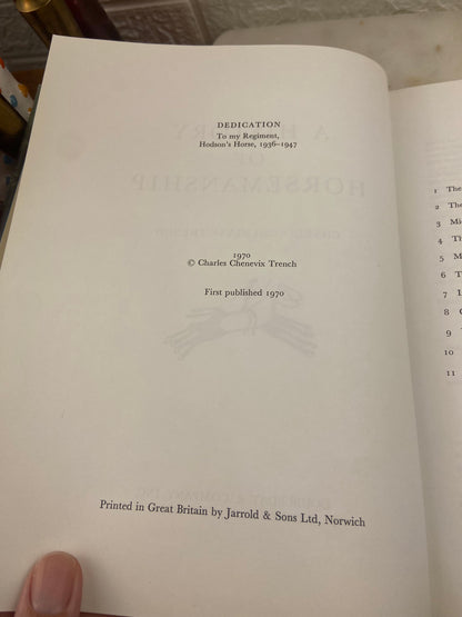 A History of Horsemanship by Charles Chenevix-Trench