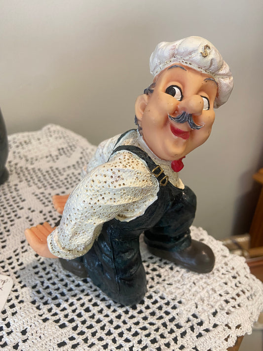 Italian Chef Wine Bottle Holder