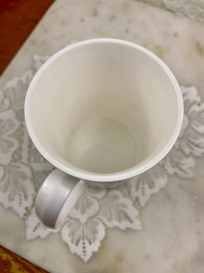Butterflies and Berries Fine Bine Porcelain Coffee Mug by Queensway