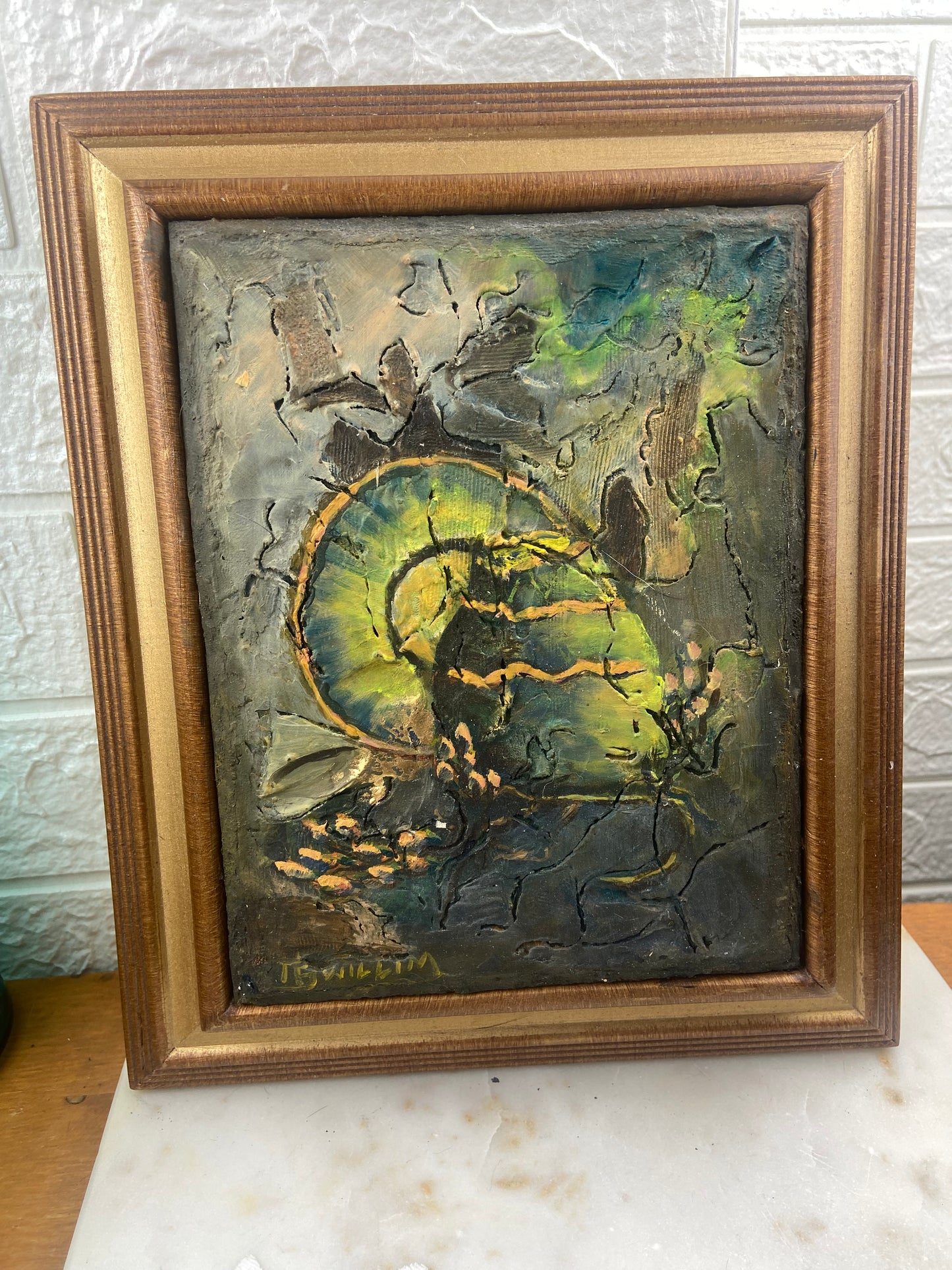 Framed Original Art | 'Gold Dust' by Kootenay Artist Helen Gwillim