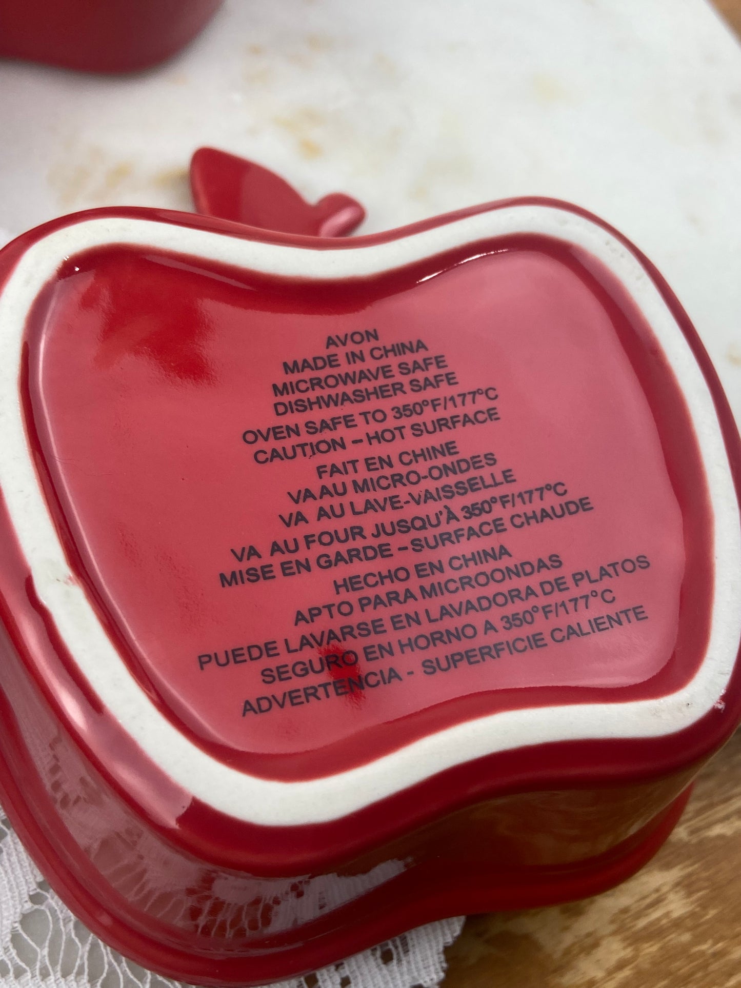 Vintage Avon | Apple-Shaped Baking Dish
