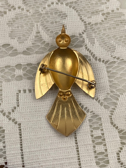 Coro Pegasus Designer Brooch | Swallow