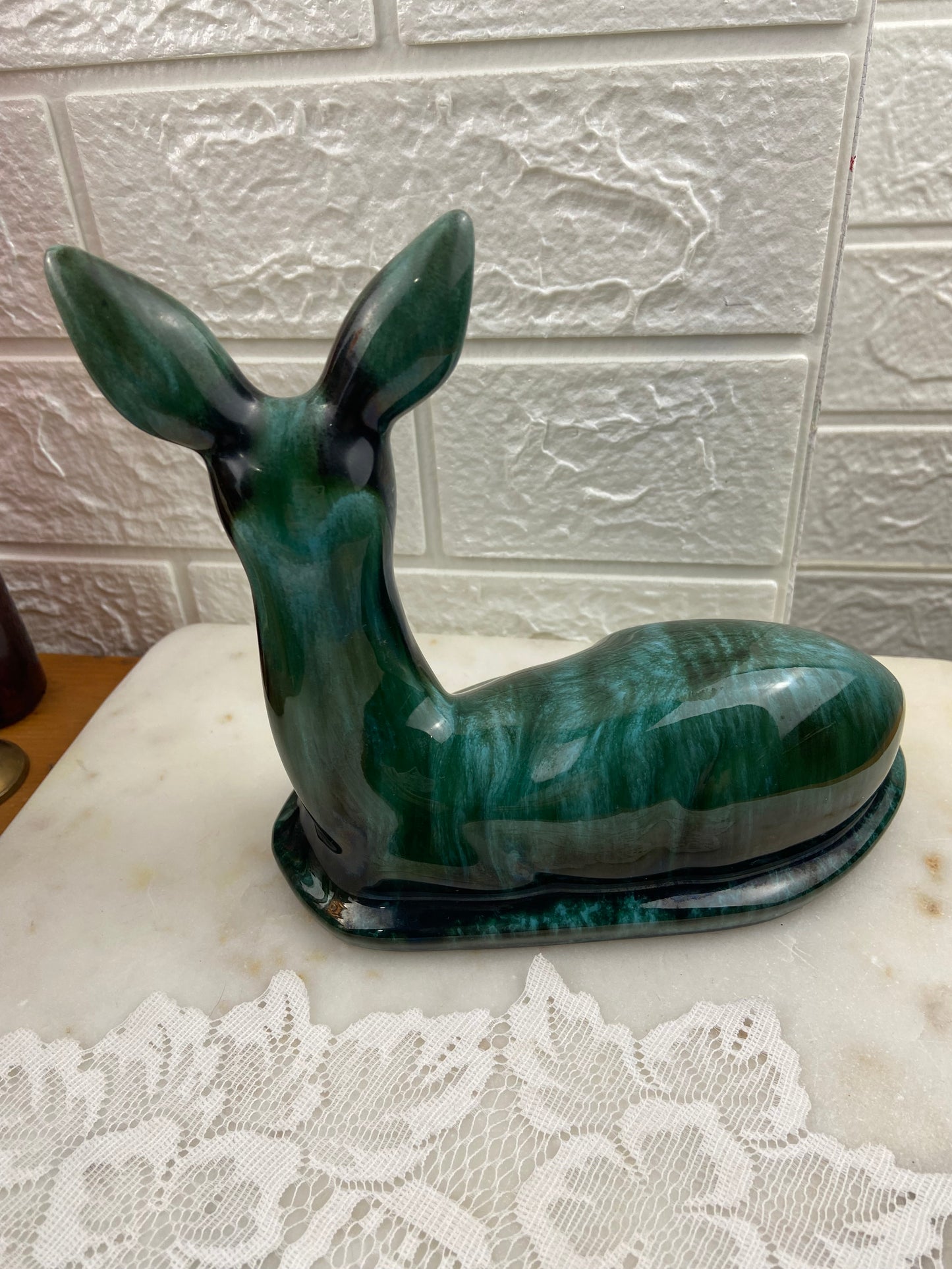 Blue Mountain Pottery Sitting Deer