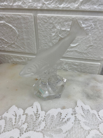 Crystal Fish Paper Weight by Goebel, Germany