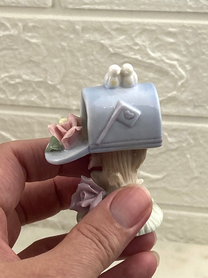 2.75” Lovebirds on Mailbox Figurine by Enesco