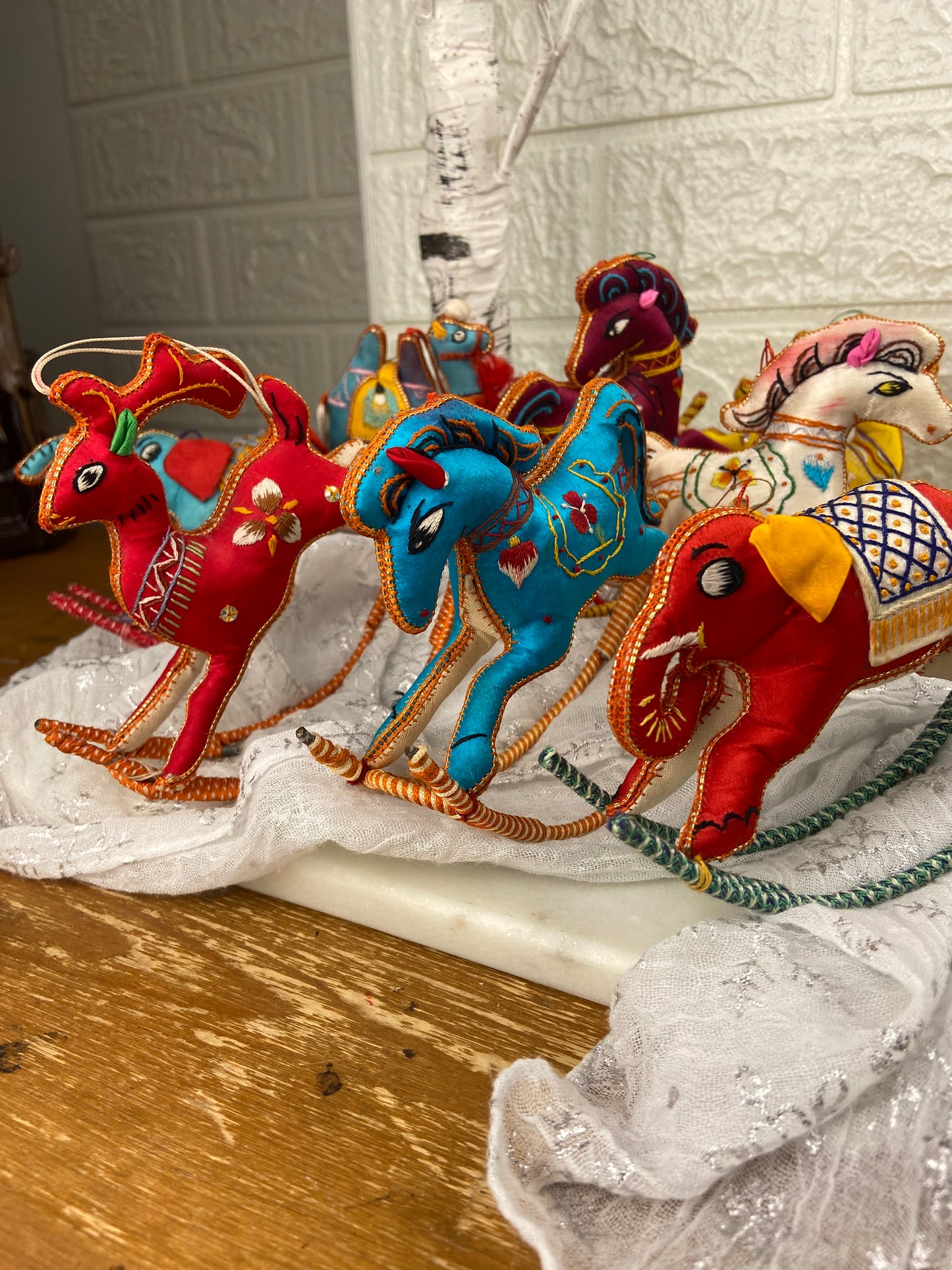 Handmade Chinese Embroidered Satin Ornaments