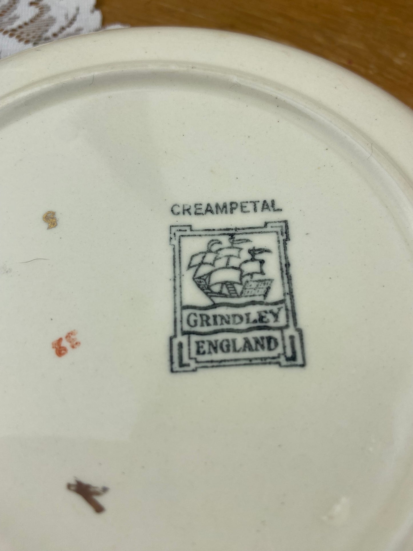 Porcelain Pasta Bowl by W.H. Grindley