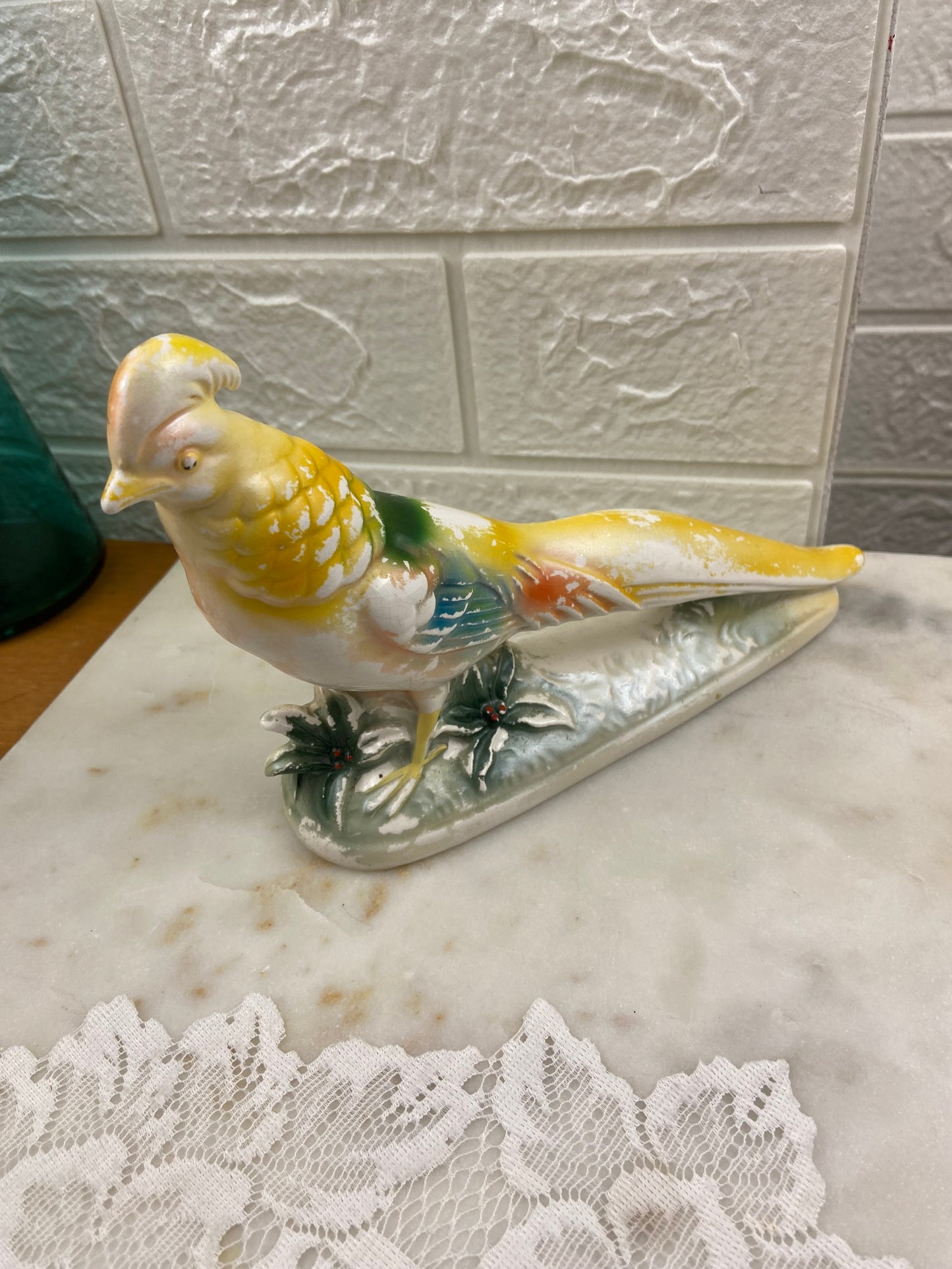 Rare Hand Painted Porcelain Bird #2