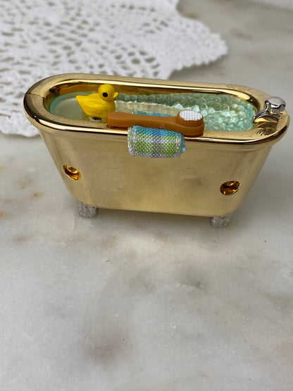 Bathtub Novelty Mini Clock by Seth Thomas