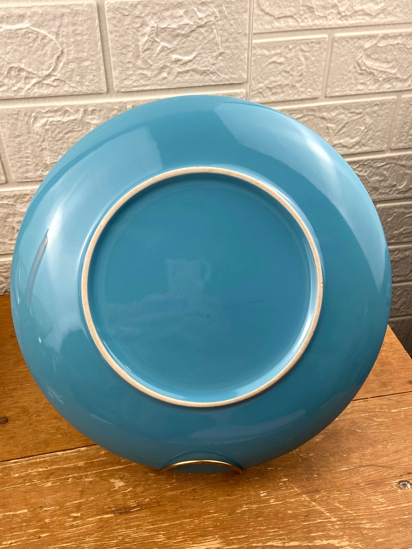 Large Blue Dinner Plates