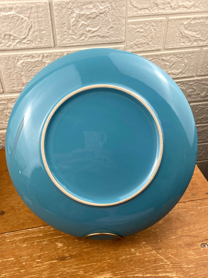 Large Blue Dinner Plates