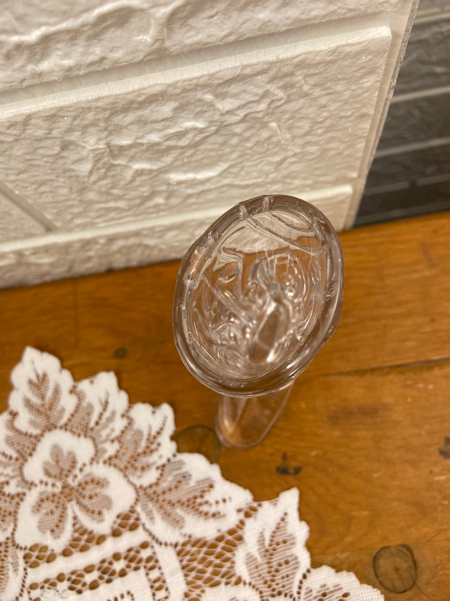 Glass Boot Mini Vase 4.5”
