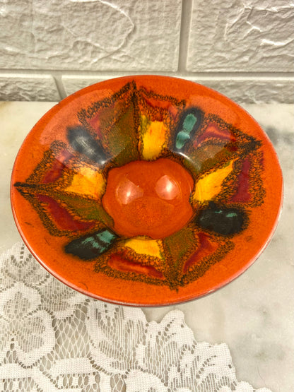 Bright Delphis Bowl by Poole Pottery
