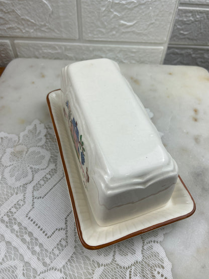 Jamestown Country Home Ceramic Butter Dish