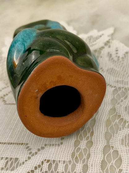 Small Clay Owl Figurine by Blue Mountain Pottery