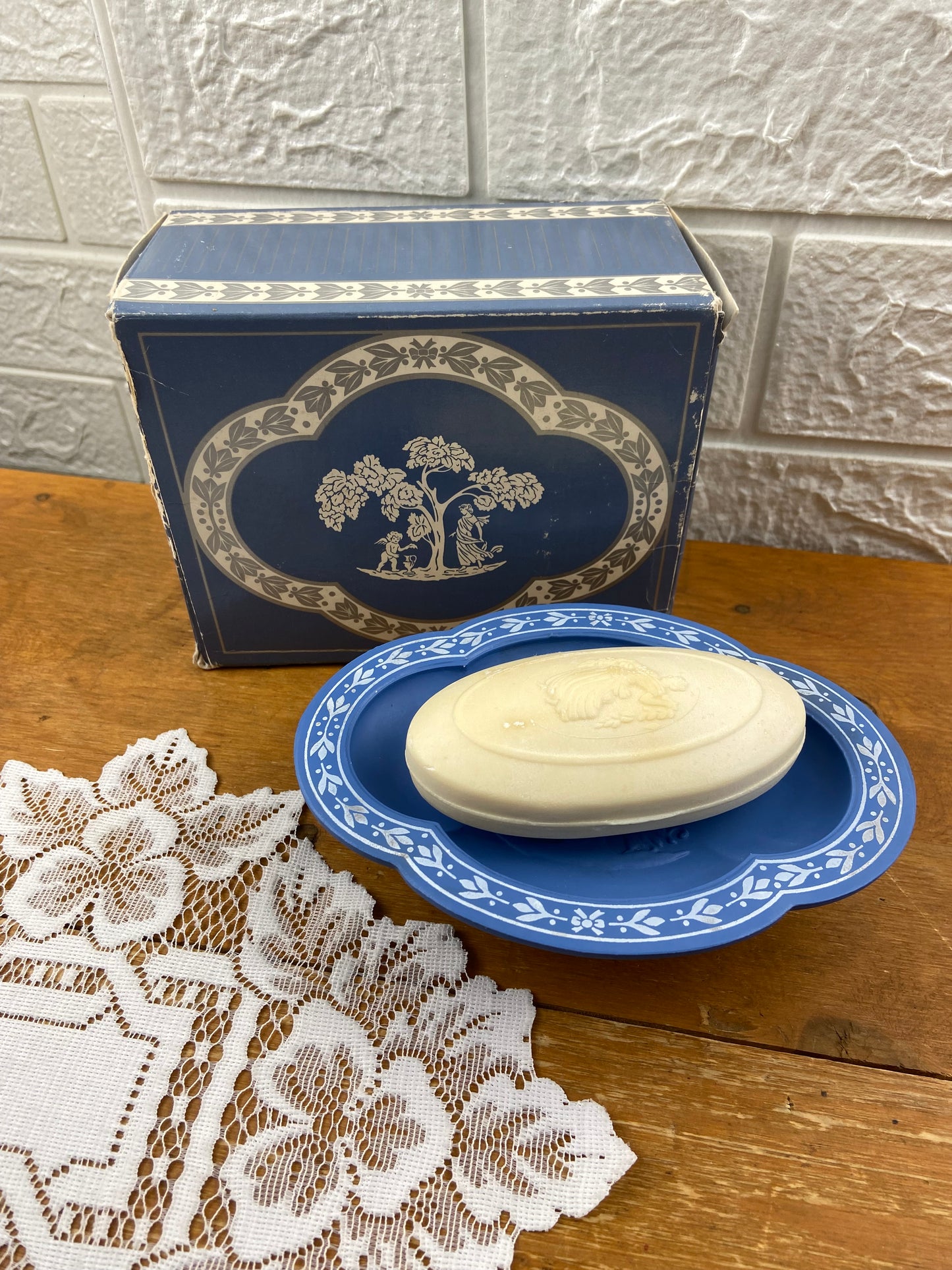 Vintage Avon | Avonshire Blue Soap Dish and Soap