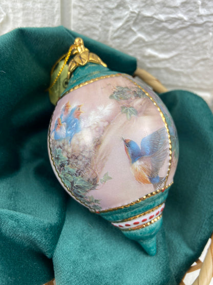 Hand Painted Porcelain Hanging Ornaments by Lena Liu | ‘Nature’s Poetry’ Collection