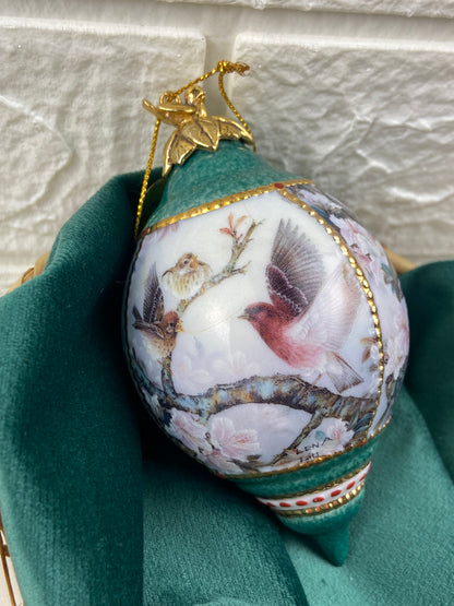 Hand Painted Porcelain Hanging Ornaments by Lena Liu | ‘Nature’s Poetry’ Collection