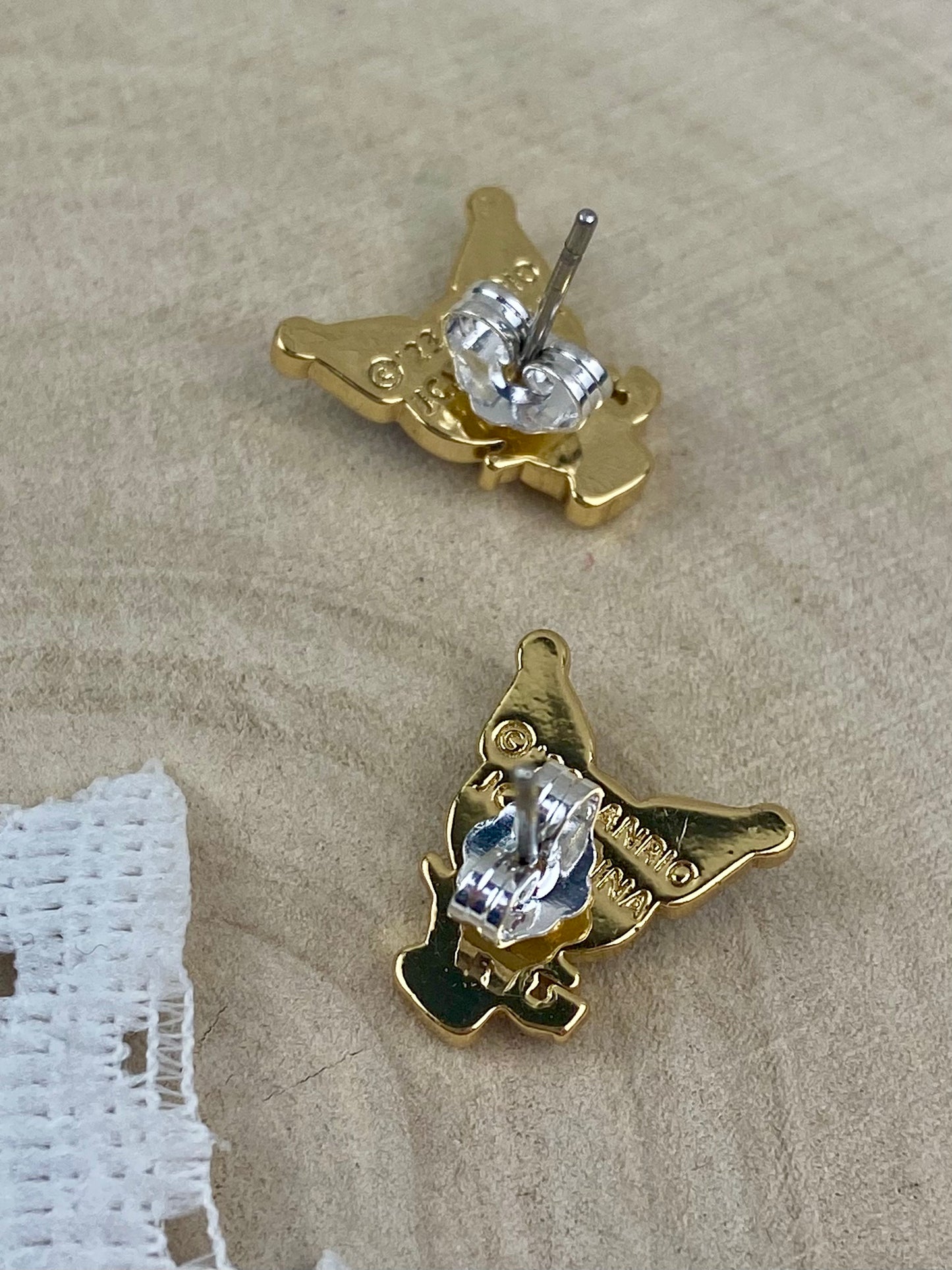 Hello Kitty ‘Kuromi’ Licensed Stud Earrings by Sanrio [Posts]