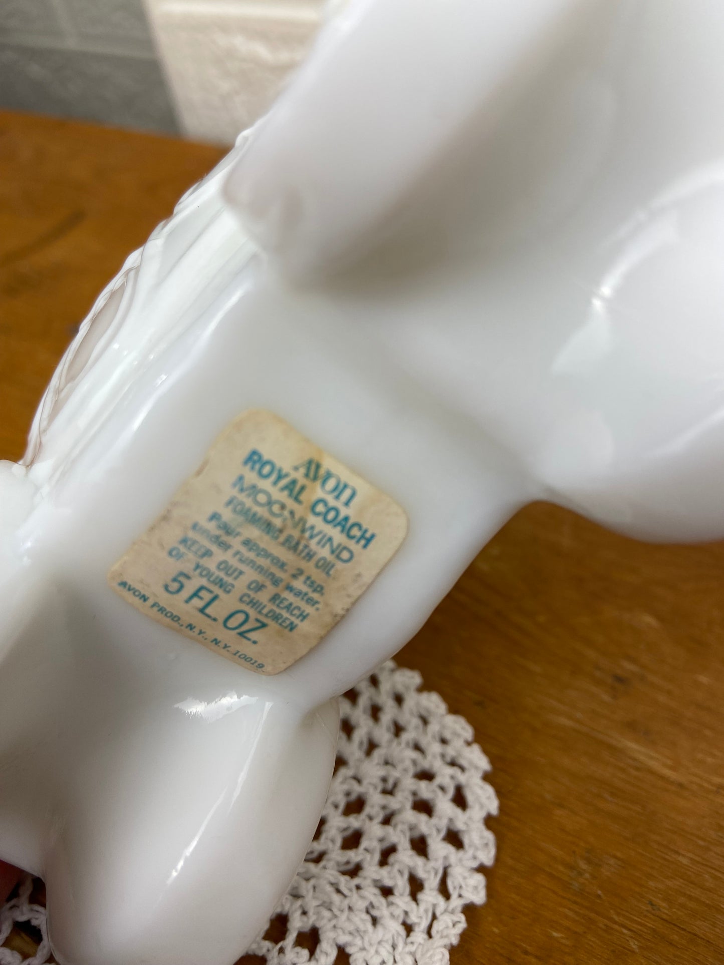 Vintage Avon | Royal Coach Foaming Bath Oil Decanter (Empty)