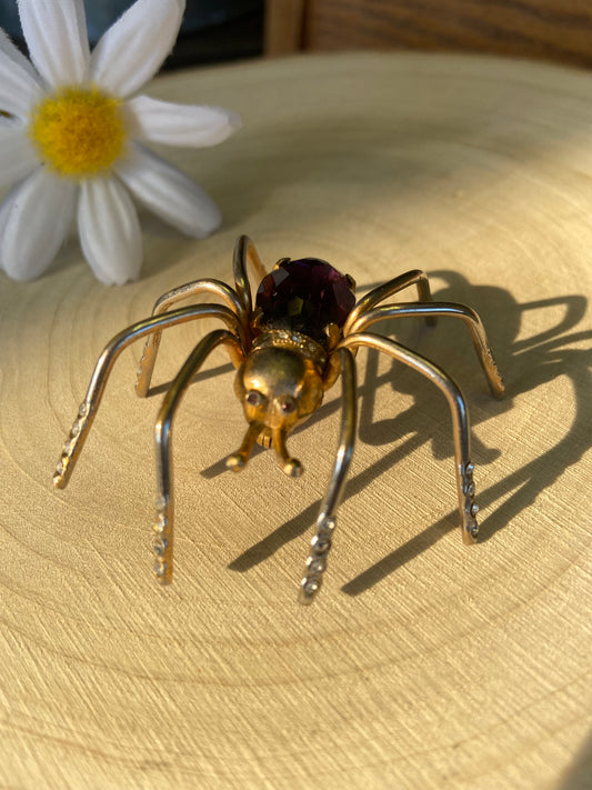 Vintage Spider Brooch