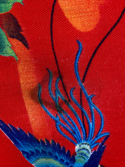 4 x Piece Chinese Tea Set with Padded Wicker Basket