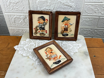 Hand Painted Ceramic Wall Plaque by Napco