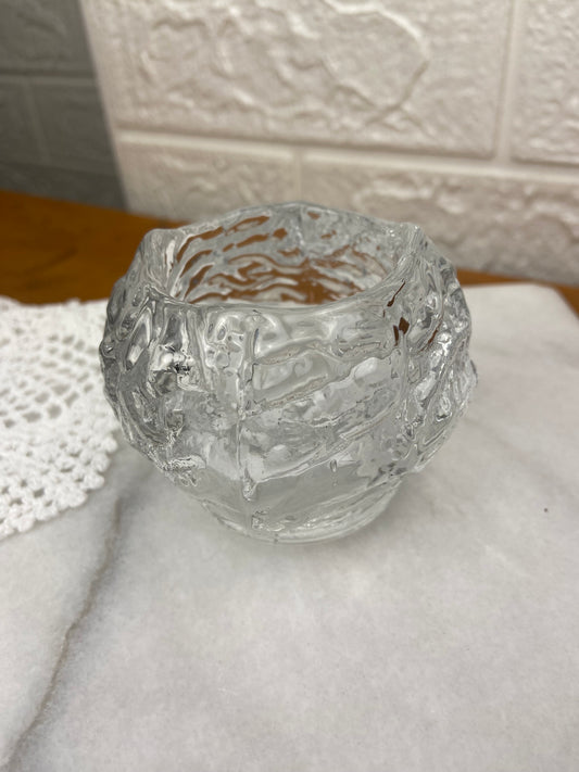Textured Glass Candle Votive