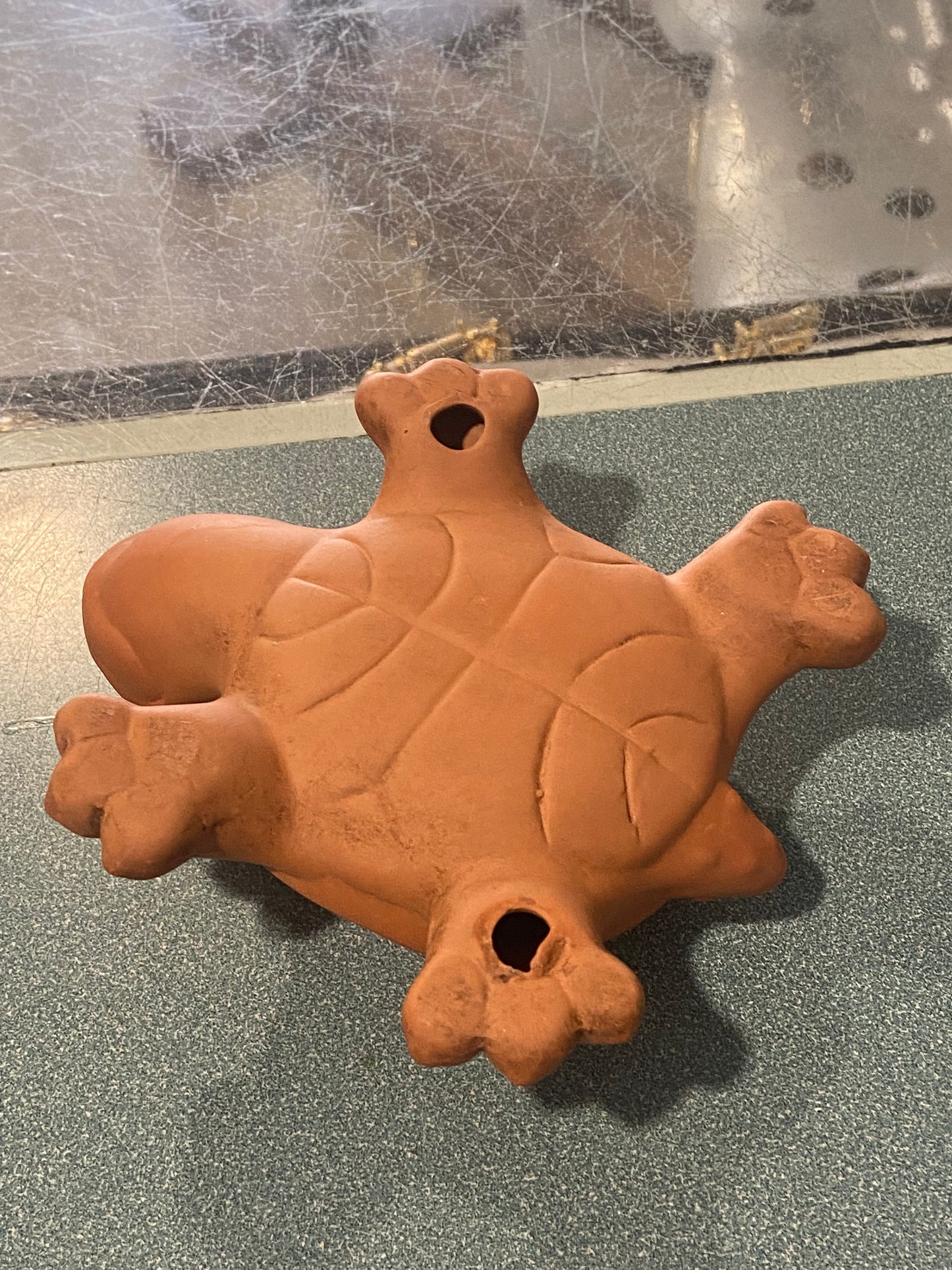 Retired Terracotta Tea Light Votive by Partylite | Turtle Frog Snail