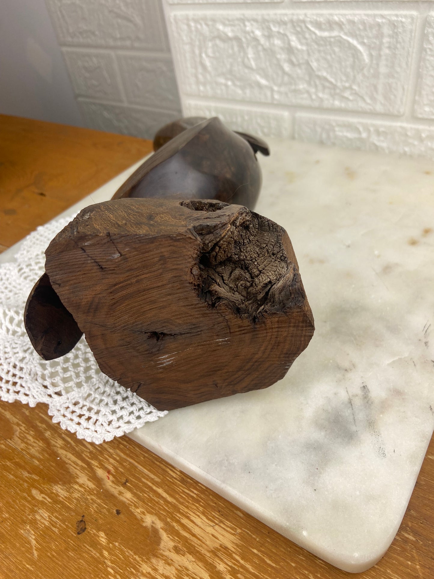 Carved Wooden Pelican