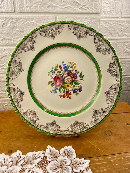 Vintage Porcelain Dinner Plate 10” by W.H. Grindley