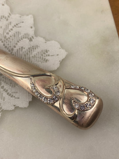 Embellished Wedding Cake Knife with Plastic Sleeve