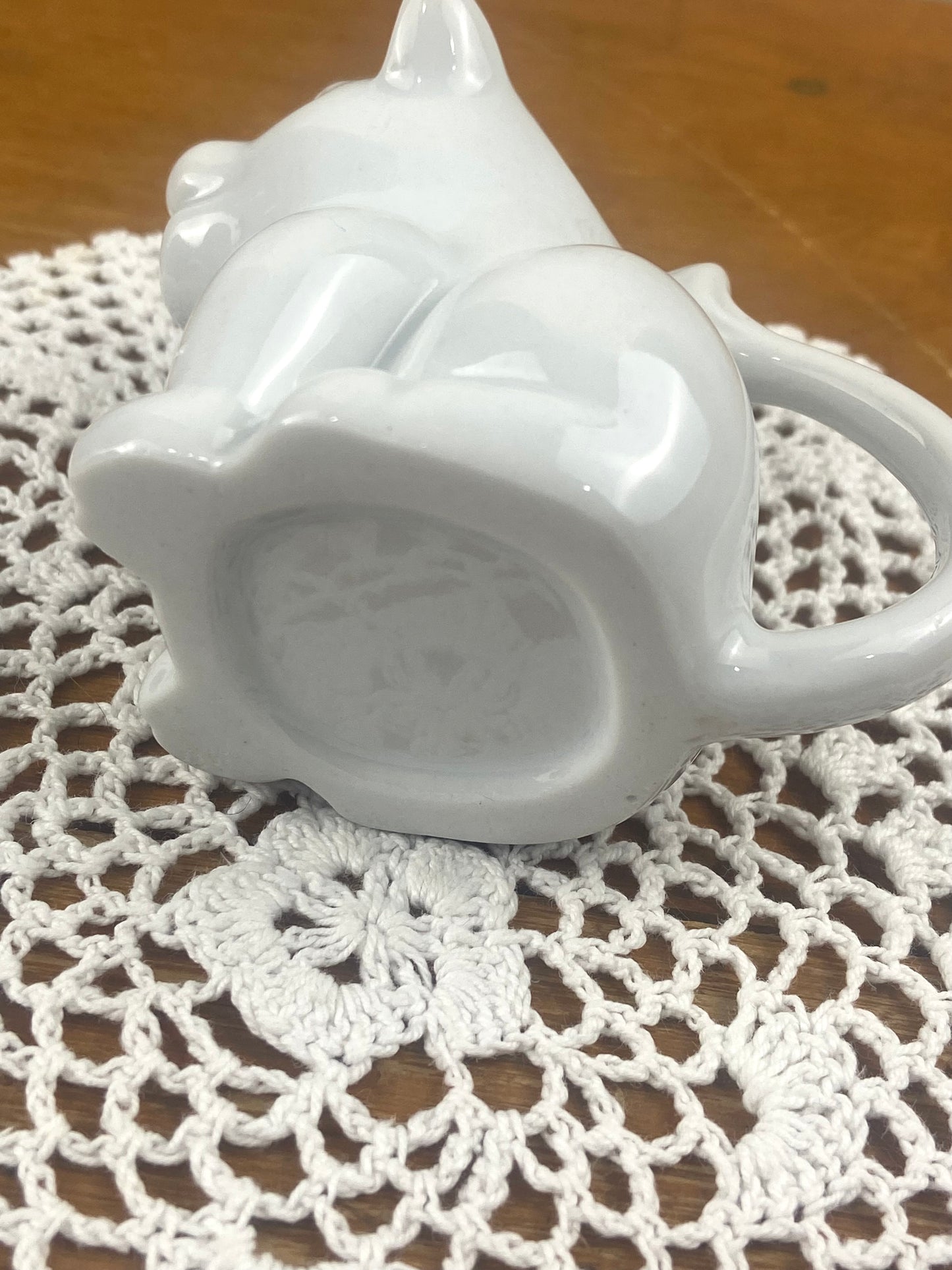 Small Ceramic Sitting Cow Creamer