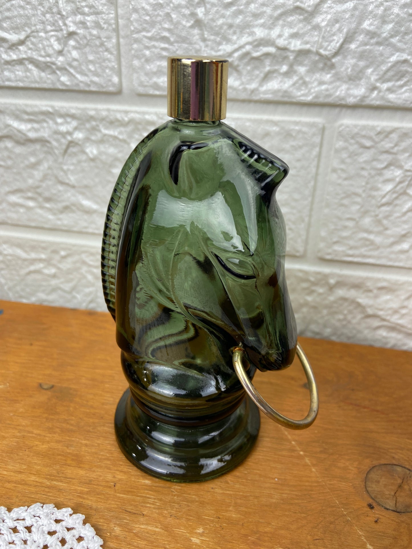 Vintage Avon | Glass Horse Head; Aftershave Decanter (Empty)