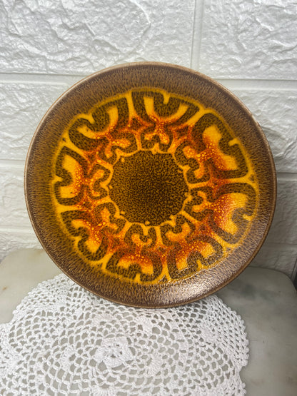 8” Pottery Plate by Poole, England
