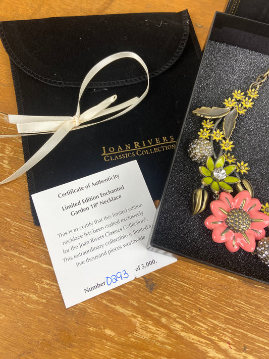 Limited Edition 'Enchanted Garden' Necklace by Joan Rivers
