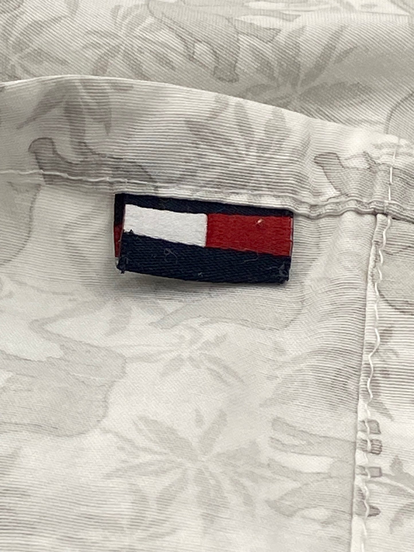 Full-Sized Cotton Blend Flat Sheet by Tommy Hilfiger | Elephant Print