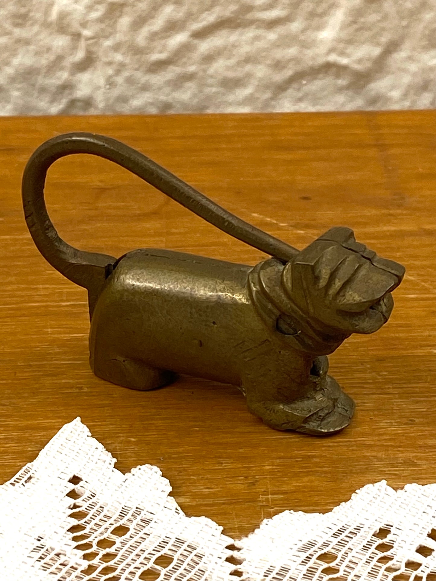 1930s Foo Dog Brass Padlock