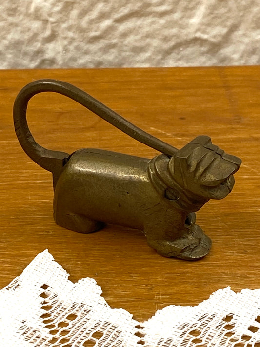 1930s Foo Dog Brass Padlock