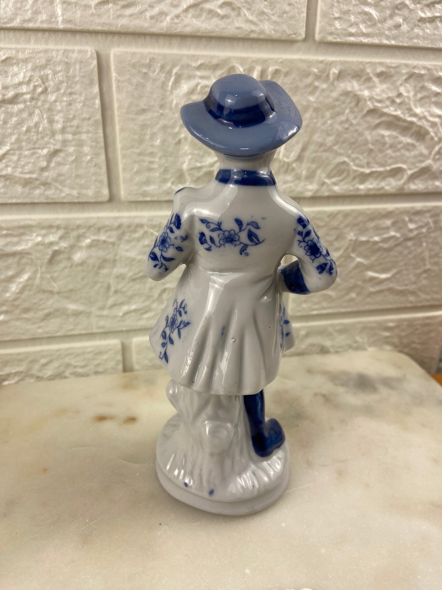 Porcelain Minstrel Figurine 7”