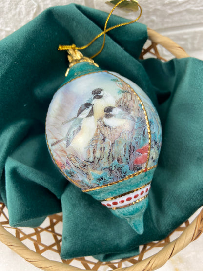 Hand Painted Porcelain Hanging Ornaments by Lena Liu | ‘Nature’s Poetry’ Collection