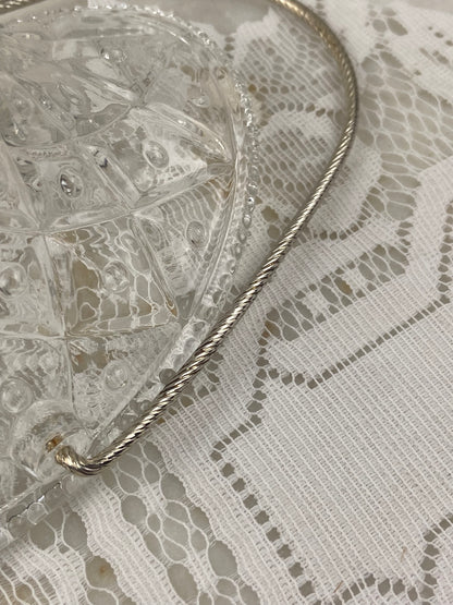 Vintage Avon | Glass Basket with Metal Handle