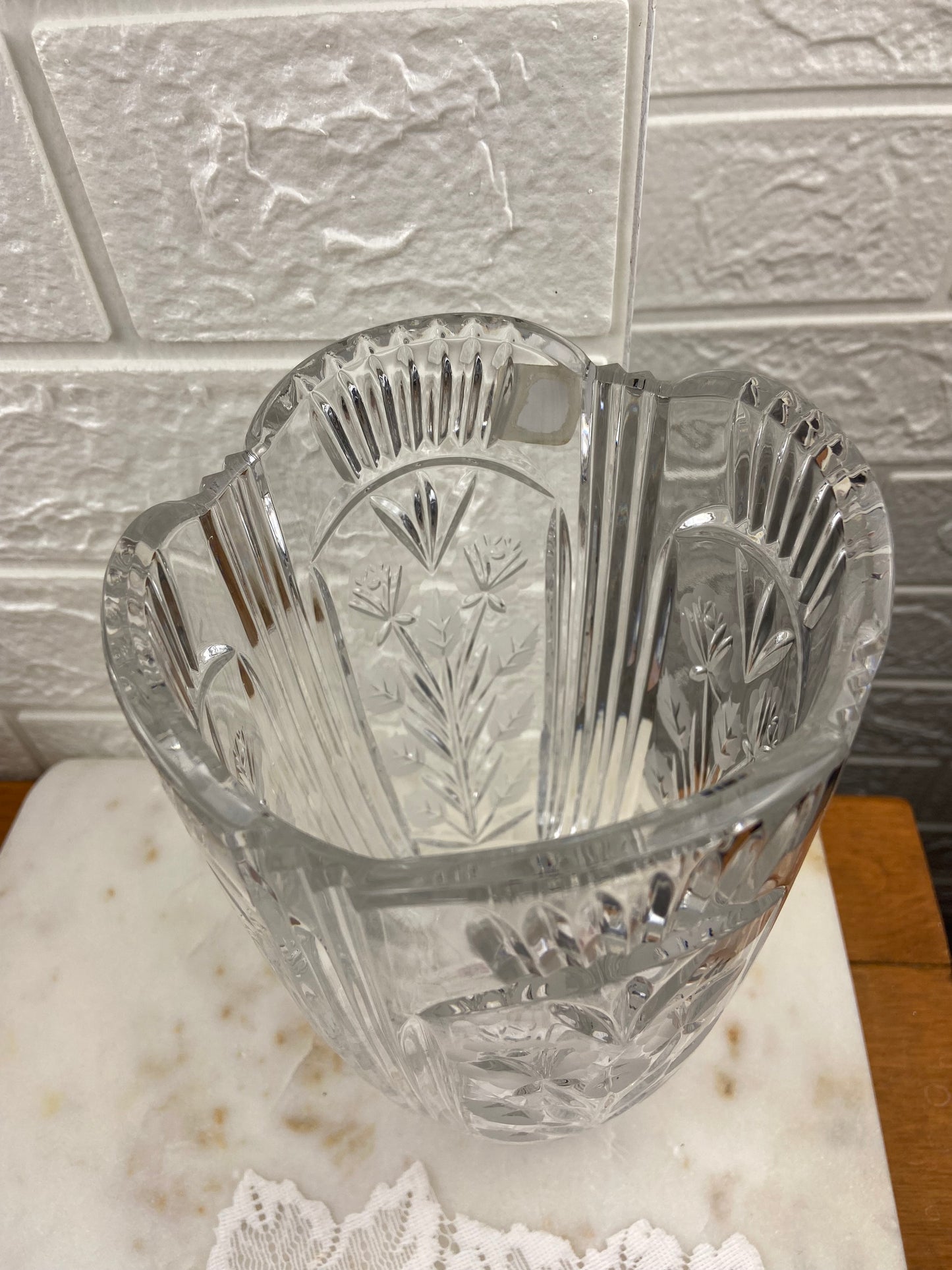 24% Lead Crystal Vase by Polonia | Polish Crystal