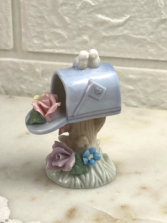 2.75” Lovebirds on Mailbox Figurine by Enesco